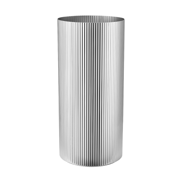 BERNADOTTE VASE STAINLESS STEEL LARGE