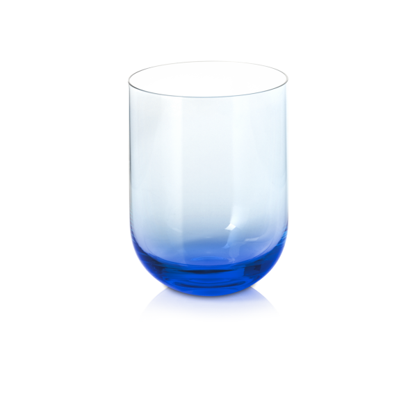 Glas 0,25 L Azurblau